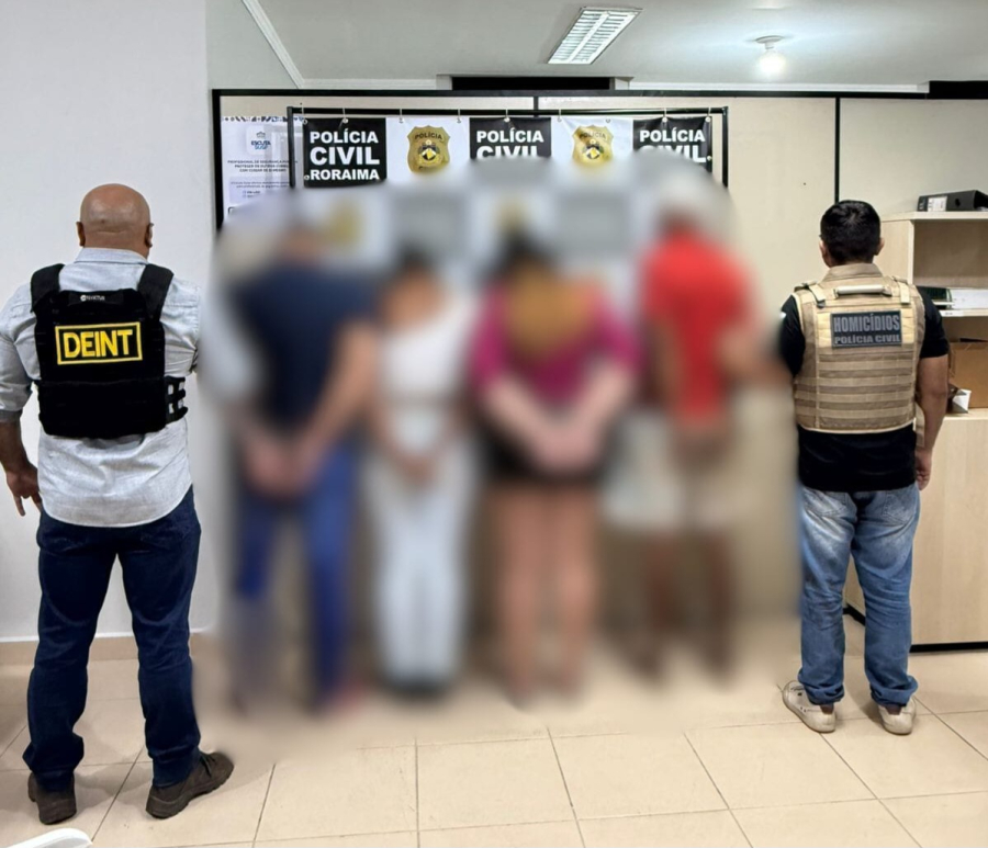 Polícia Civil prende grupo venezuelano suspeito de homicídio e tráfico em Boa Vista