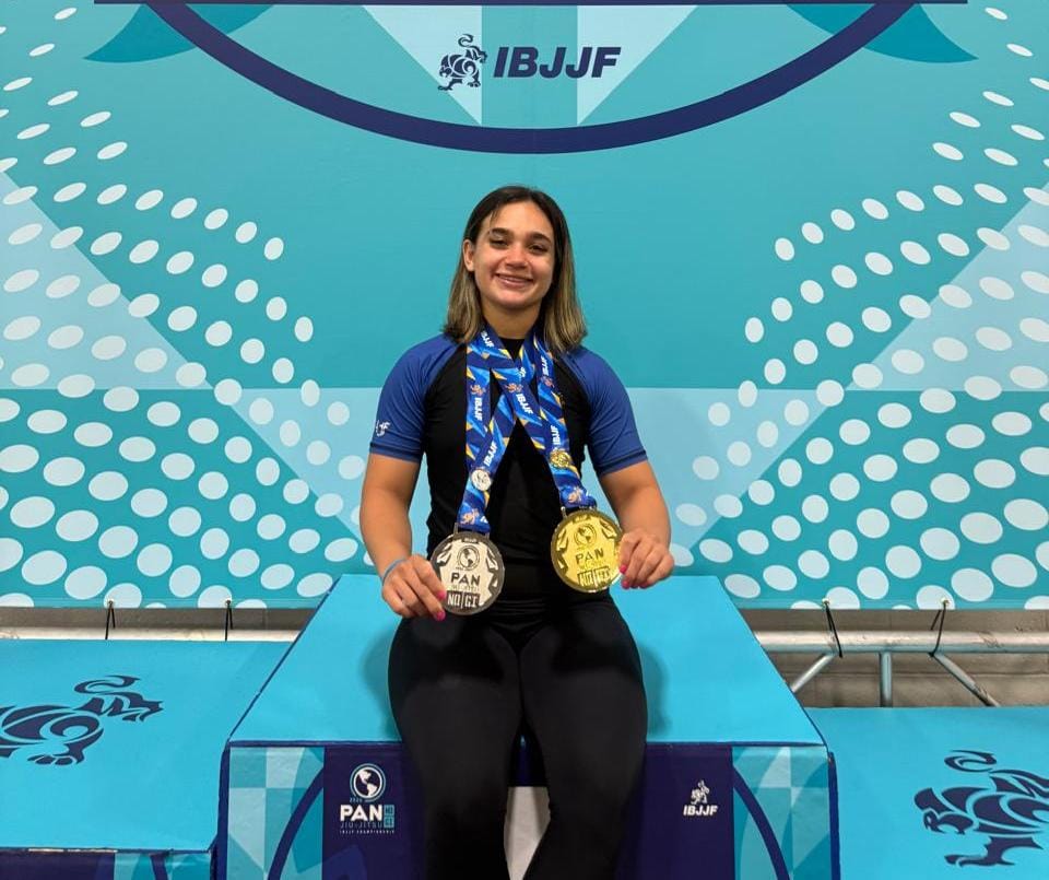 Roraimense Lala fatura ouro e bronze no Pan Nogi de Nova York e soma 10 medalhas em intercâmbio nos EUA