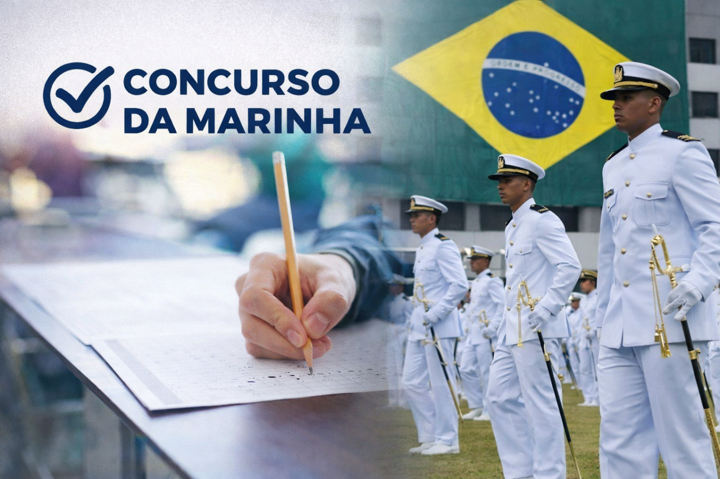 Marinha do Brasil abre concurso nacional com salários de R$ 9,6 mil para nível superior
