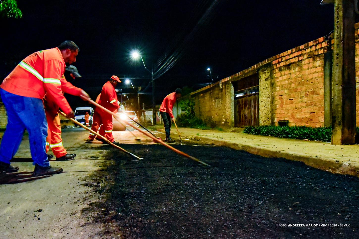 Prefeitura amplia operação noturna e já recuperou mais de 300 ruas em Boa Vista
