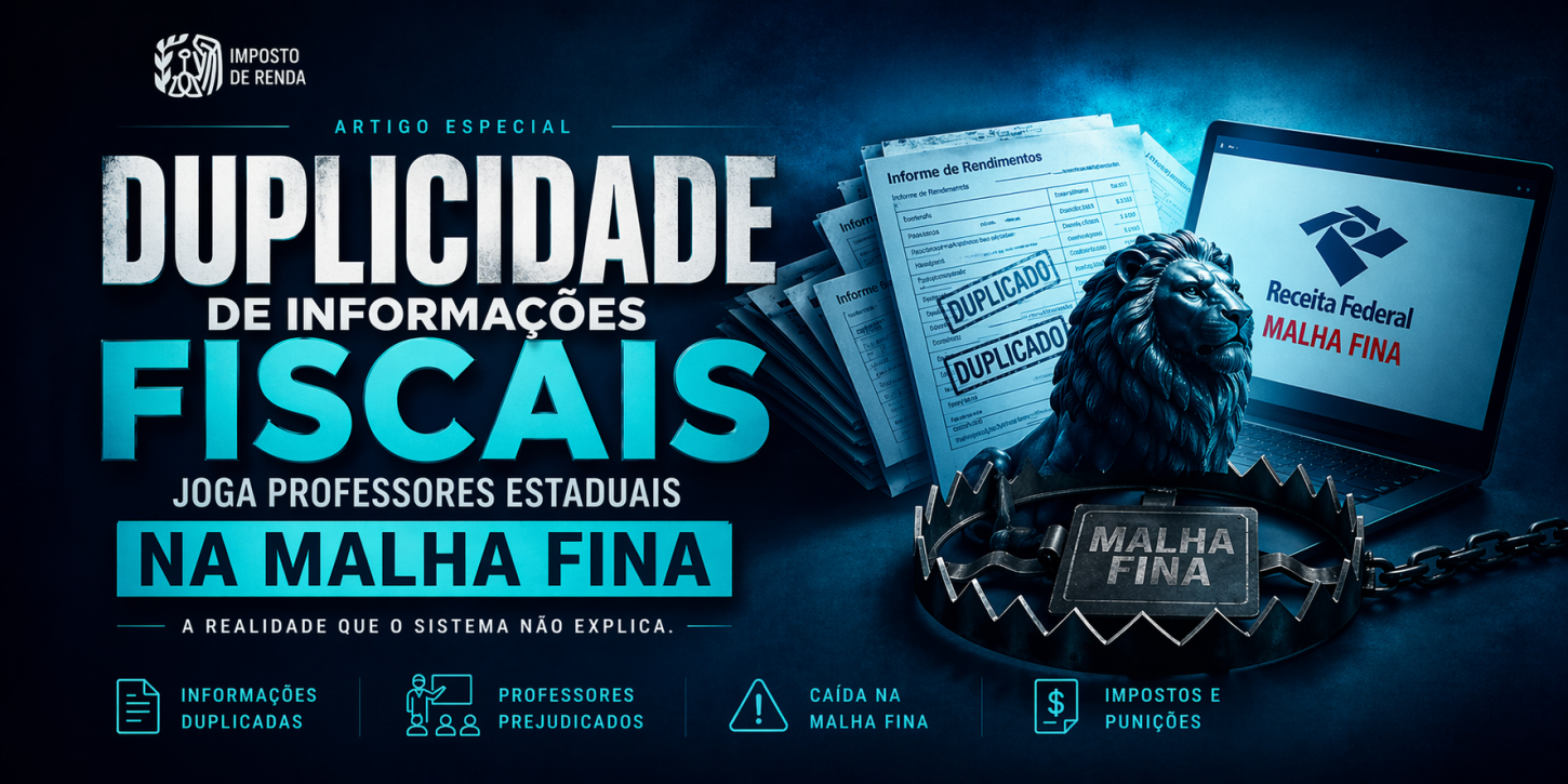 Professores denunciam erro em informes de renda e enfrentam malha fina em massa