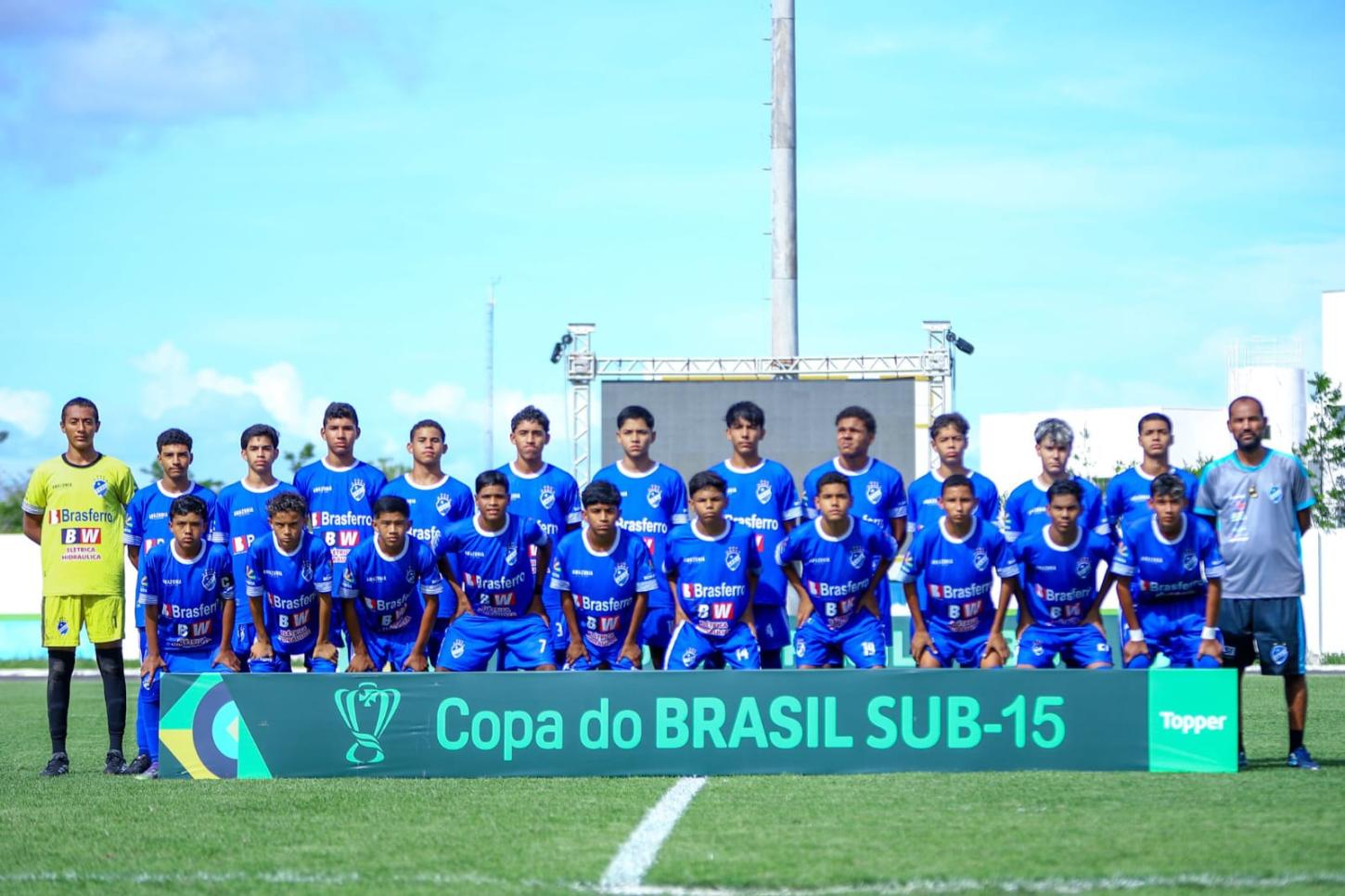 Mundão visita Porto Velho e joga por vitória simples, para seguir na briga pela Copa do Brasil Sub-15