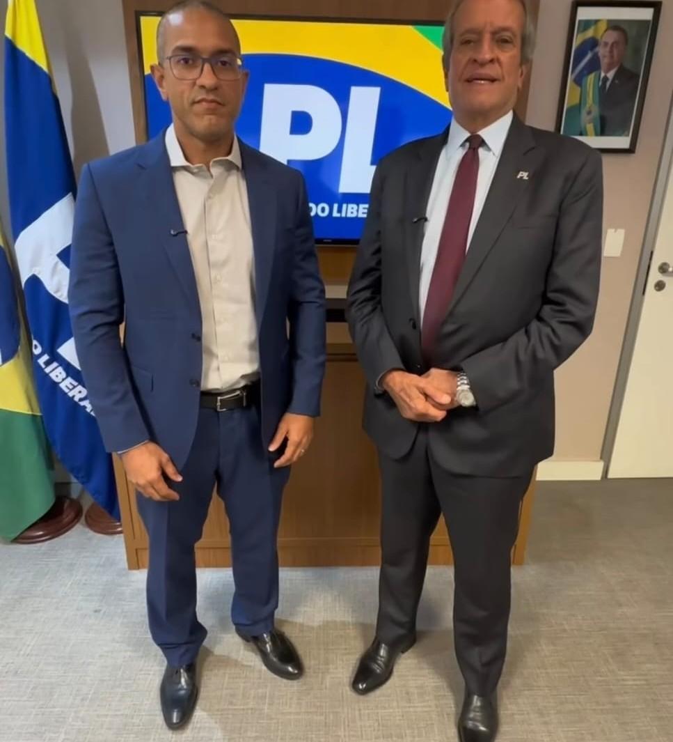 Presidente nacional do PL defende candidatura de Arthur Henrique ao governo de Roraima na suplementar