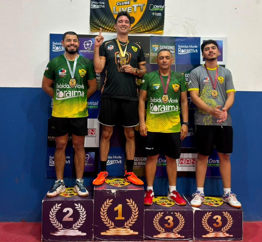 2° Open Clube LiveTT: Pai, filha e filho conquistam medalha de ouro e homenageiam mãe