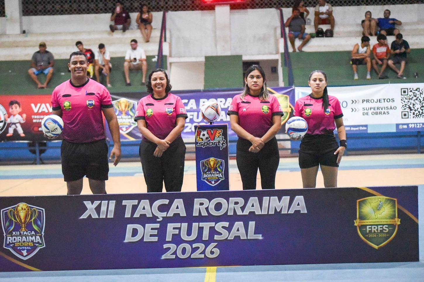 Árbitro Kleyton Borges comanda pela quarta vez consecutiva a decisão da Taça Roraima de Futsal