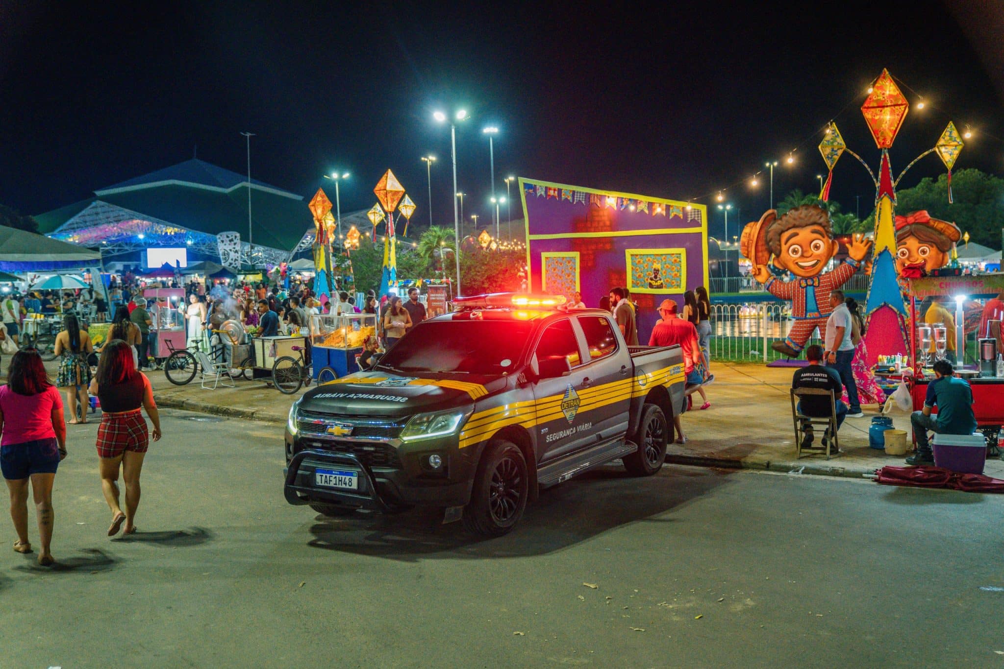 Detran-RR intensifica fiscalização para garantir segurança e fluidez no São João no Parque Anauá