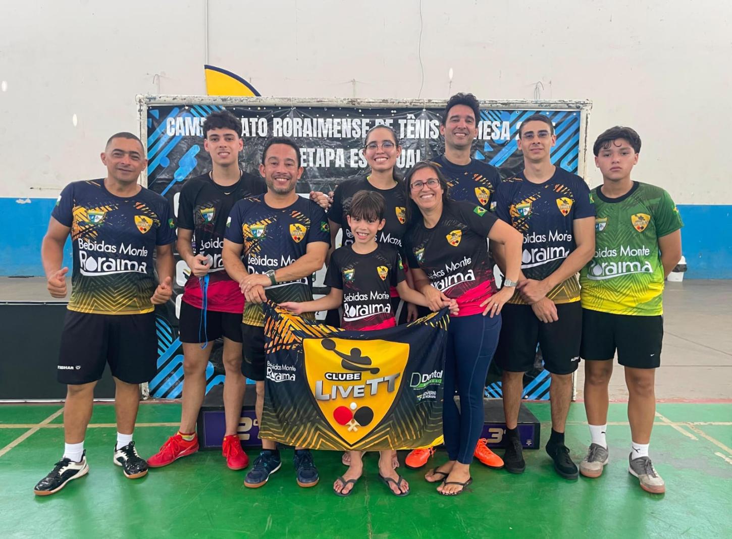 Família Cardoso coloca Clube LiveTT no topo do pódio da 2° Liga Roraimense de Tênis de Mesa 