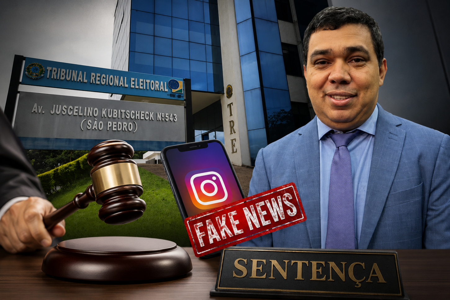TRE-RR manda retirar vídeo com acusações sem provas contra Sampaio e rejeita censura prévia