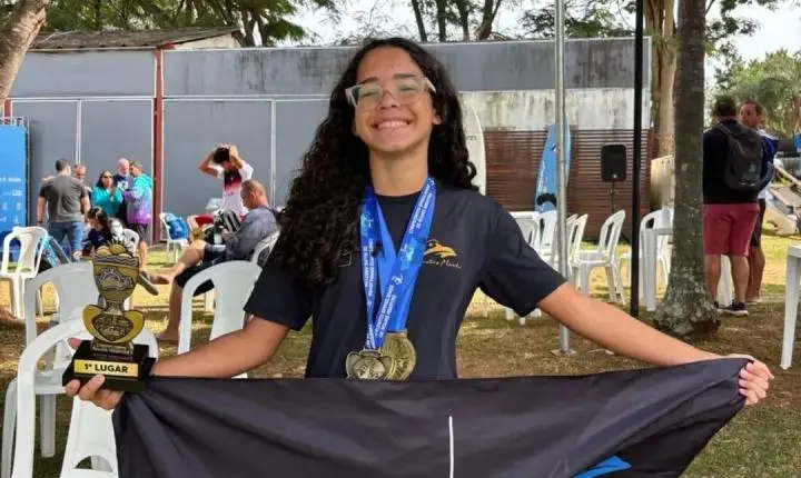 Garota prodígio: Após ouro duplo em Brasília, Maria Valentine mira título nacional de Águas Abertas 