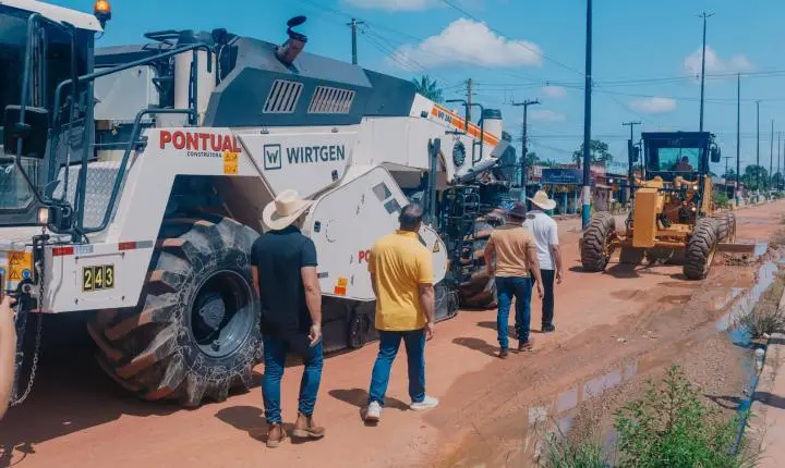 Governo de Roraima inicia asfaltamento de 23 km em Rorainópolis