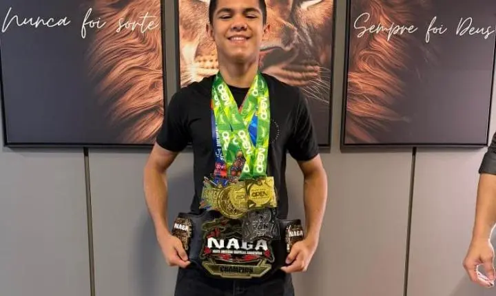 João Prestes fecha intercâmbio nos EUA, com 10 medalhas, 7 de ouro, 2 de prata e 1 de bronze