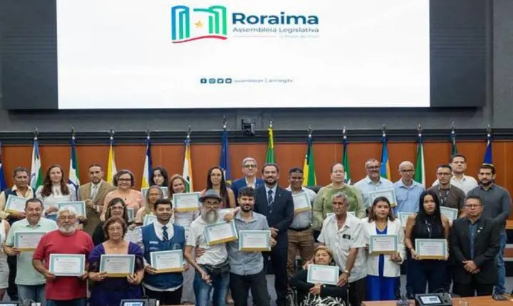 ALERR celebra 90 anos do IBGE em Roraima com comenda Orgulho de Roraima
