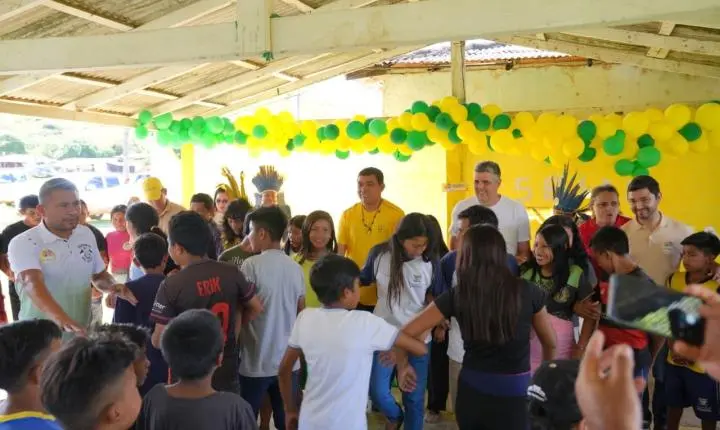 Soldado Sampaio visita comunidades indígenas do Uiramutã e anuncia investimentos em saúde e educação